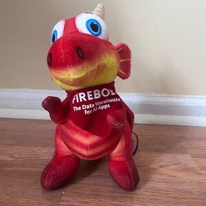 Red Dragon Plush Toy